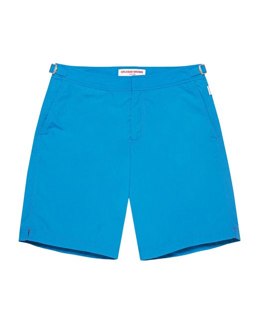 Orlebar Brown Blue Dane Long-length Swim Shorts for men