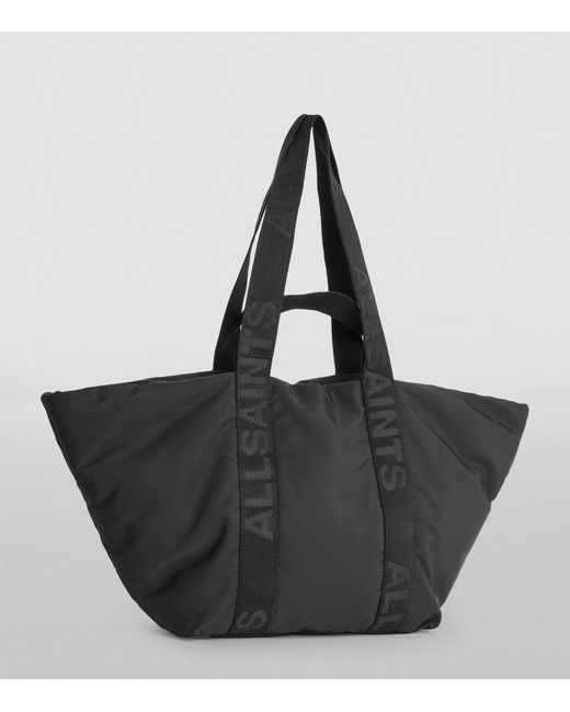 AllSaints Black Large Esme Tote Bag