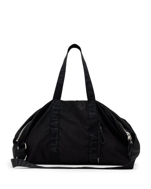 AllSaints Black Kei Weekender Bag for men