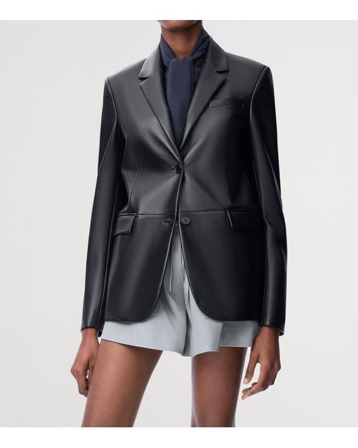 Loewe Black Lambskin Split-Back Blazer