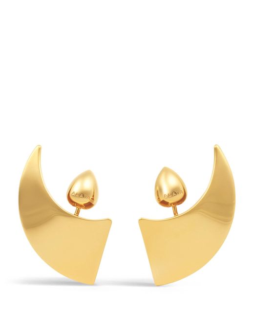 Alaïa Metallic Small Edge Earrings