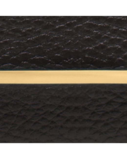 Tom Ford Black Calf Leather Reversible Slim T Belt for men