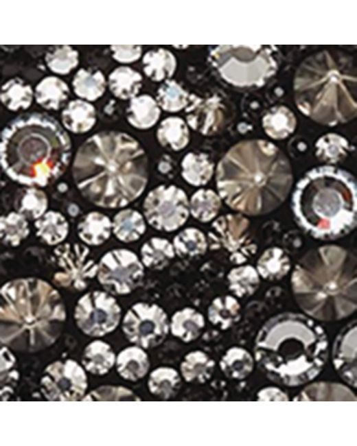 Alexander McQueen Black Mini Leather Jewelled Satchel