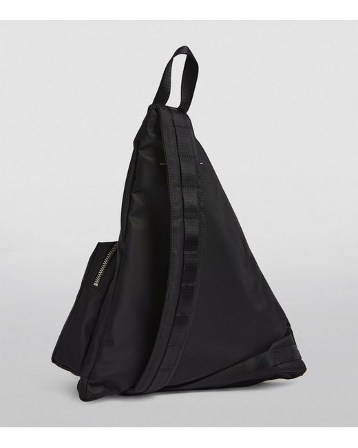 MM6 by Maison Martin Margiela Black Triangle Cross-body Bag for men
