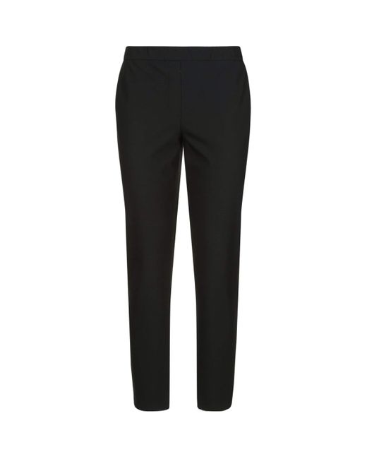 Theory Black Thaniel Straight Leg Trousers