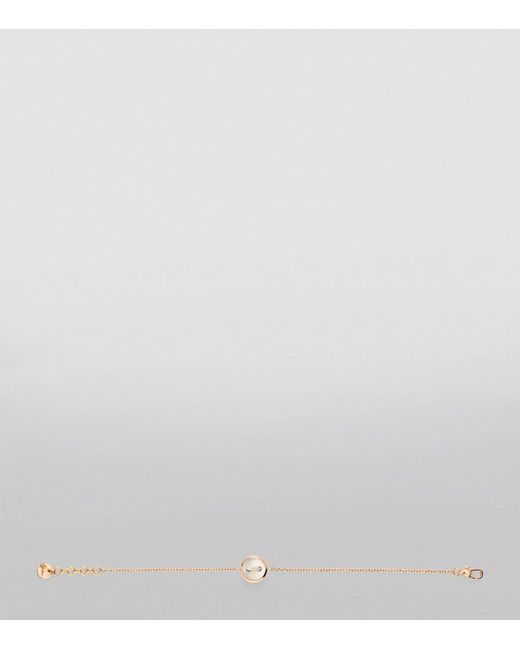 Pomellato Metallic Rose Gold, Diamond And Mother-of-pearl Pom Pom Dot Bracelet