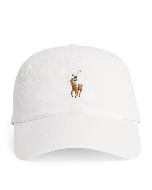 Polo Ralph Lauren White Polo Pony Baseball Cap for men