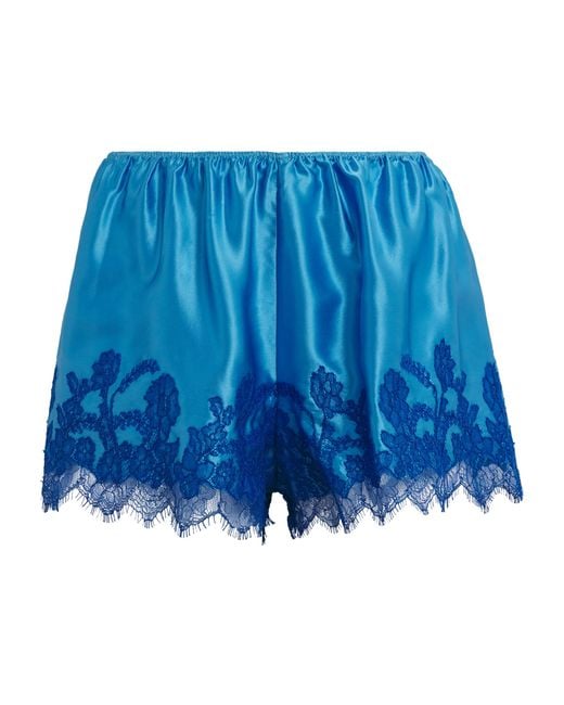 Torlowei Blue Silk Tokoni Shorts