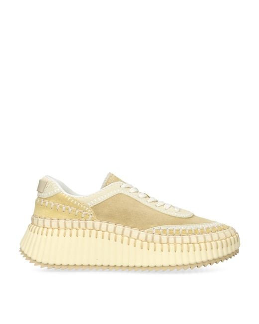 Chloé Natural Nama Runner Sneakers