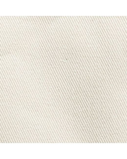 Harrods White Canvas City Stories Tote Bag