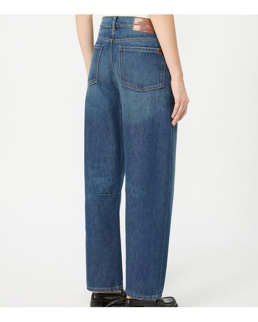 Weekend by Maxmara Blue Barrel Jeans