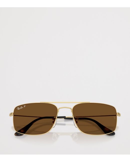 Ray-Ban Metallic Square Explorer Iii Sunglasses