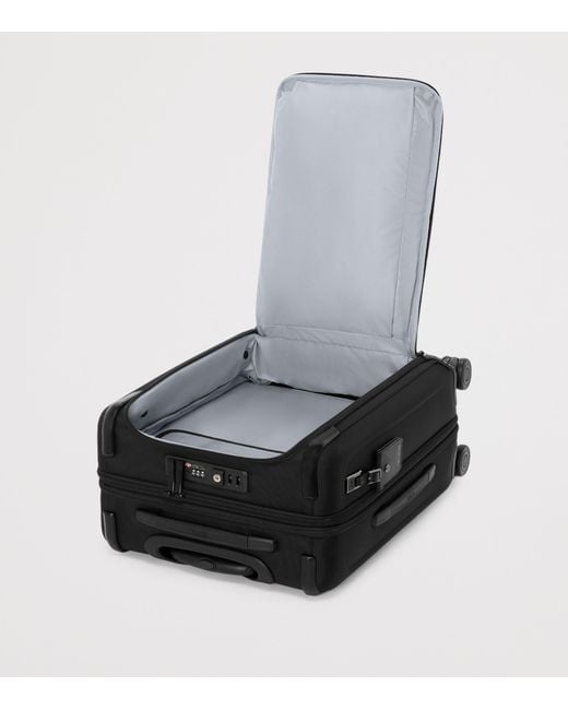 Tumi Black Alpha 4 Large Dual Access Expandable Carry-On Suitcase