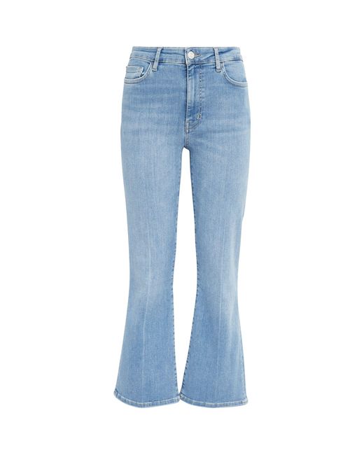 FRAME Blue Le Crop Mini Boot Jeans