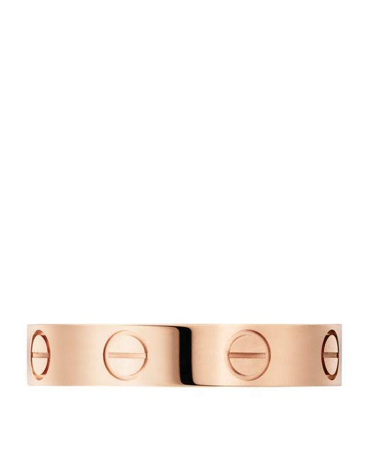 Cartier Pink Rose Love Wedding Band