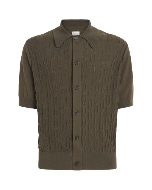 Oliver Spencer Green Organic Cotton Rossell Shirt for men