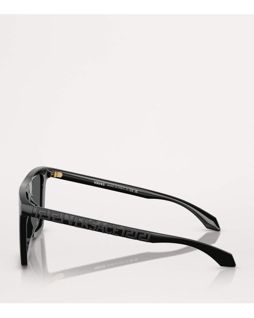 Versace Black Acetate Ve4468U Sunglasses for men