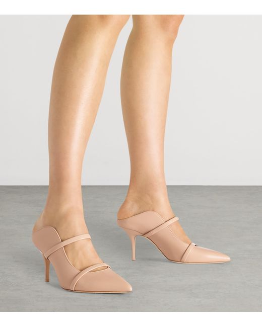 Malone Souliers Pink Leather Maureen Mules 70