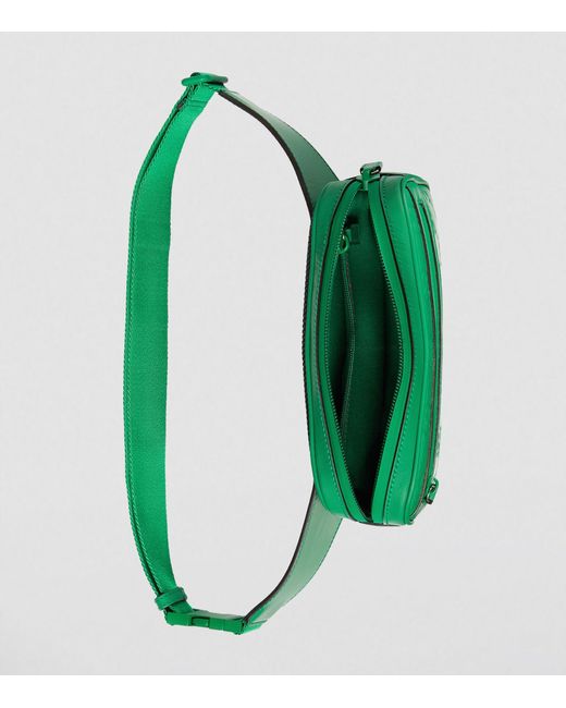 Gucci Green Leather Gg Belt Bag for men