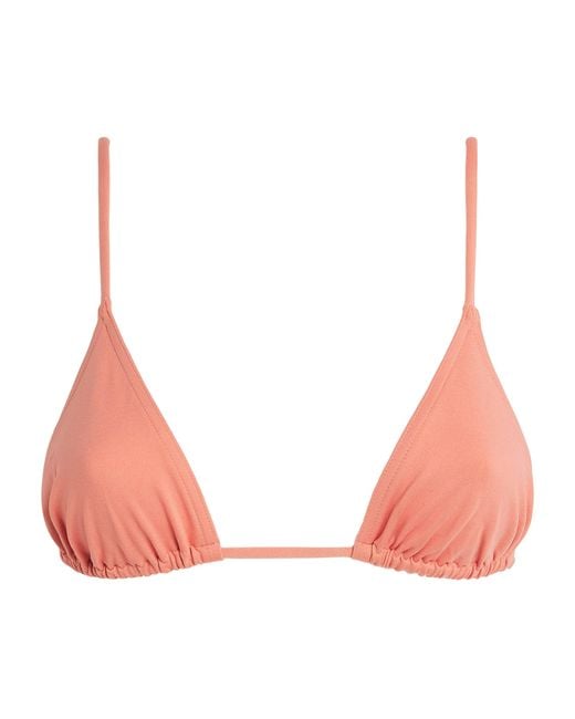 Eres Pink Mouna Triangle Bikini Top