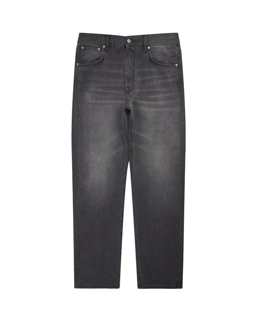 424 Gray Loose Wide-Leg Jeans for men