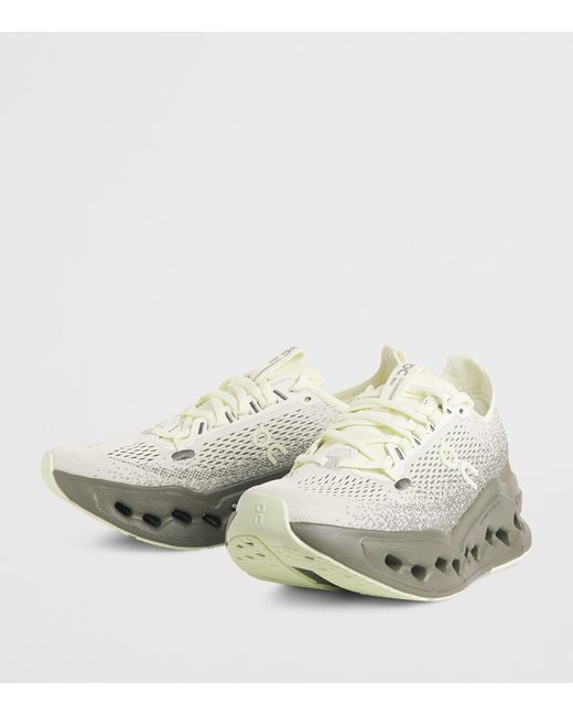 On Shoes White Cloudsurfer Max Trainers