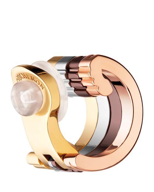 Boucheron Metallic Mixed And Diamond Quatre Classique Single Ear Clip