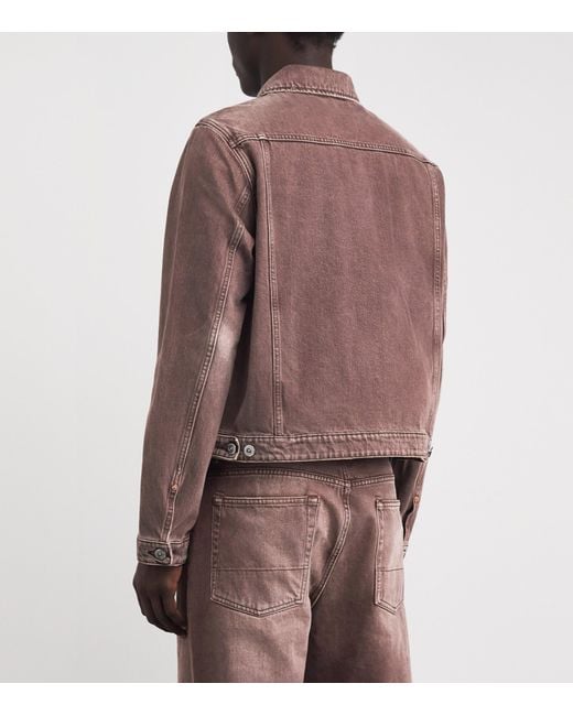 Our Legacy Brown Origin Denim Jacket for men