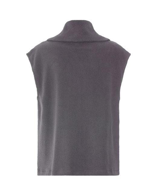 Hanro Gray Fleece Gilet