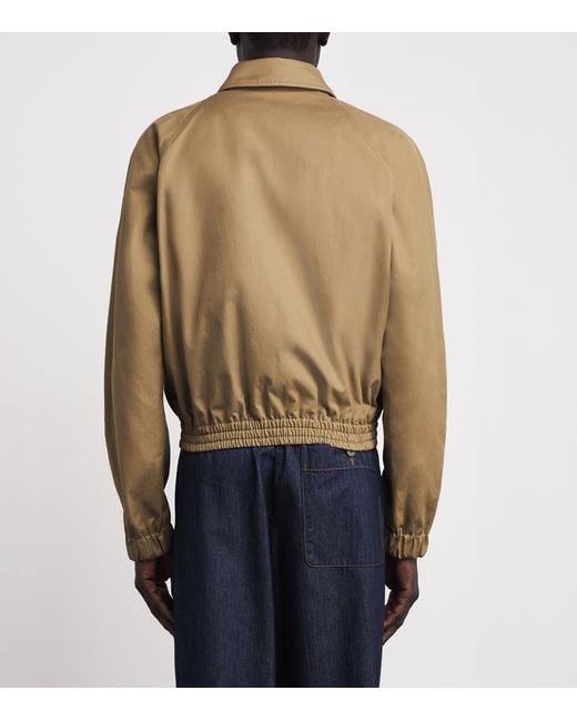 Dries Van Noten Natural Twill Bomber Jacket for men