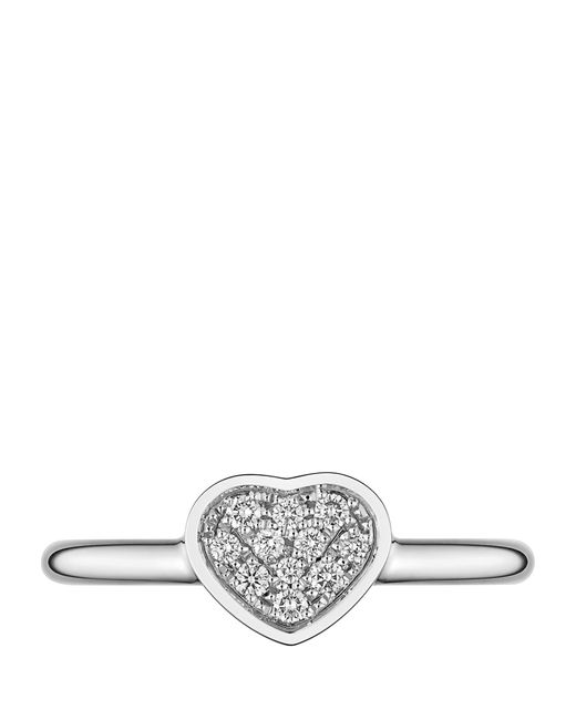 Chopard White And Diamond My Happy Hearts Ring