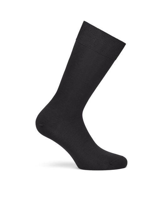 Zegna Black Cotton Socks for men