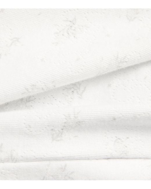 Skims White Pointelle Long-Sleeve Pyjama Set