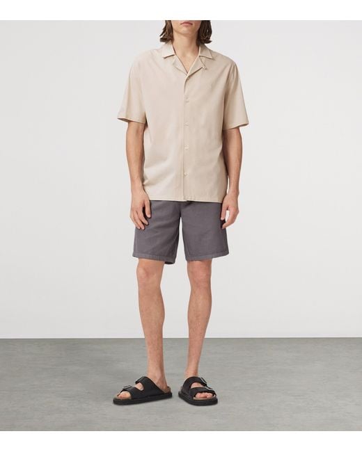 AllSaints Natural Organic Cotton Hudson Shirt for men