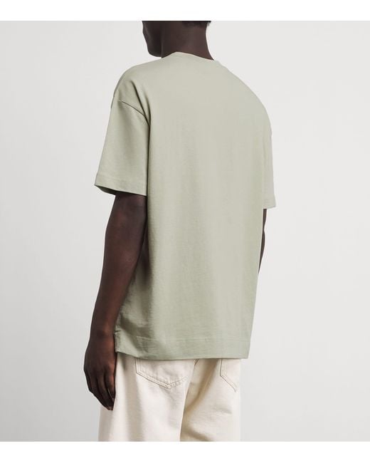 Samsøe & Samsøe Gray Organic Cotton Joel T-Shirt for men