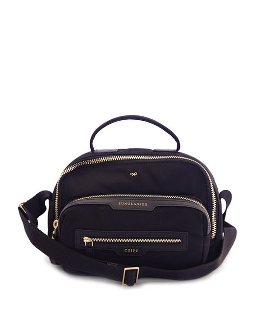 Anya Hindmarch Black Multi-pocket Nylon Cross-body Bag