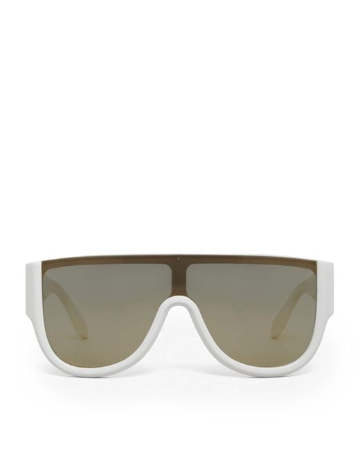 Alaïa Gray Square Sunglasses
