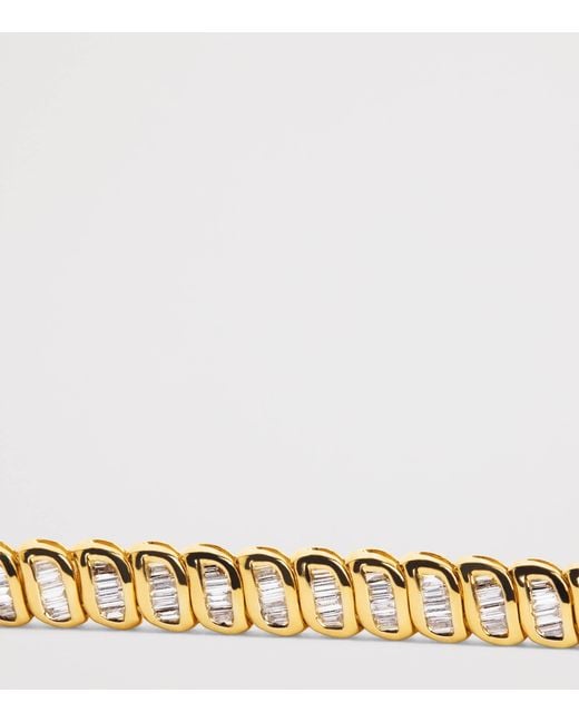 Anita Ko Metallic And Diamond Zoe Necklace