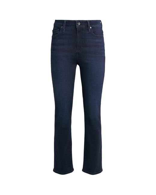 PAIGE Blue Cindy Straight Jeans