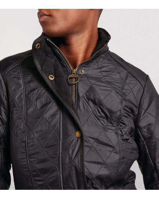 Barbour Black Cavalary Quilt Coat