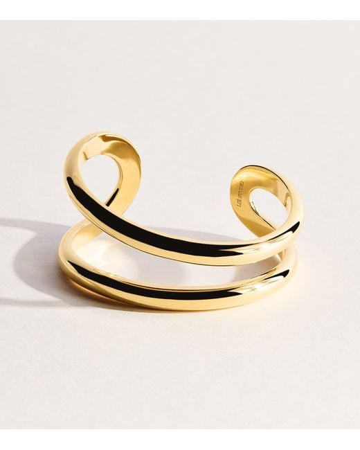 LIE STUDIO Metallic Plated Maggie Cuff Bracelet