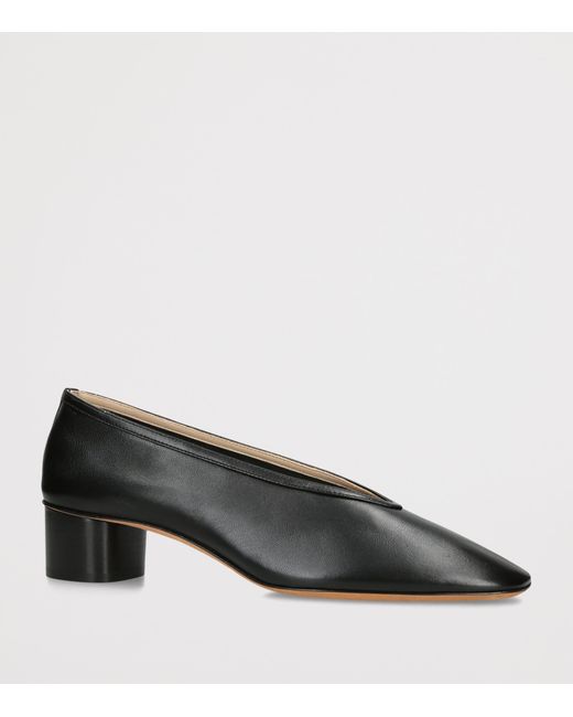 Le Monde Beryl Black Leather Luna Pumps 30