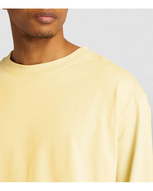 Studio Nicholson Yellow Long-sleeve T-shirt for men