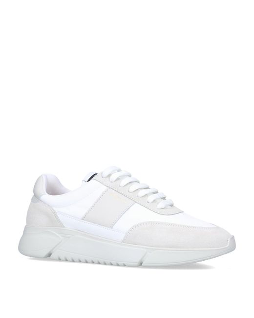Axel Arigato Leather Genesis Vintage Runner Sneakers in White for Men ...