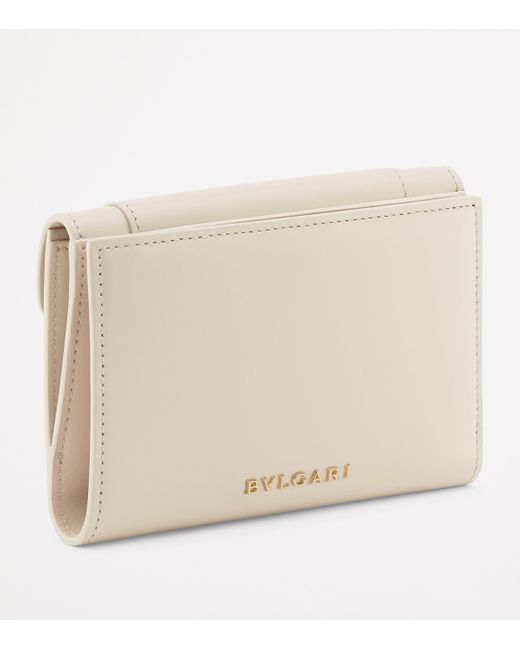 BVLGARI Natural Leather Serpenti Forever Compact Wallet