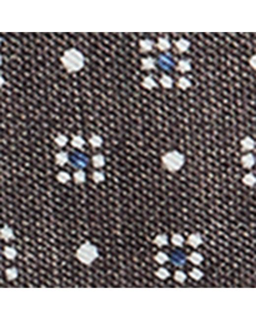 Brunello Cucinelli Blue Silk Patterned Pocket Square for men