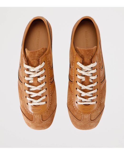 Dries Van Noten Brown Suede Dustin Sneakers