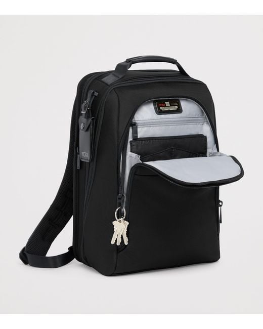 Tumi Black Alpha 4 Medium 15” Expandable Backpack