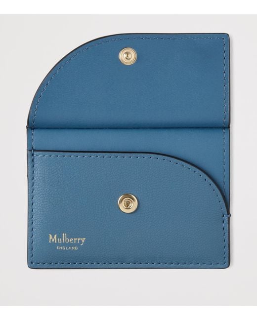 Mulberry Blue Compact Cardholder Brighton-Night Sky