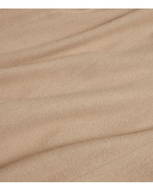 Dunhill Natural Camel Single-Breasted Overcoat for men